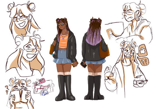 Nisha Character Design