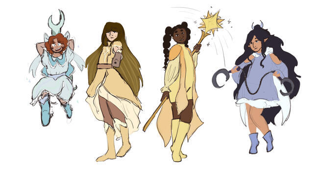 magical girl line up