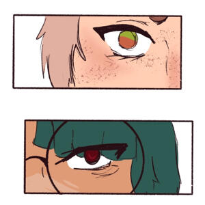 Sunny & Robin; panel from prologue